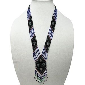 Ukrainian Handmade Jewelry Beaded Necklace Gerdan Ukraine